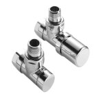 Kit robinetterie thermostatisable �querre chrom� 1 / 2'' acova 991368