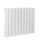 Radiateur  eau chaude fassane prem's double  lment vertical 1239 w acova shxd - 070 - 104 blanc