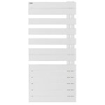 Radiateur s�che - serviettes fassane spa asym�trique � droite ec 809 w acova fr168 - 055 blanc
