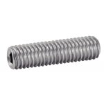 Vis � m�taux sans t�te hexagonale creuse bout plat din 913 6x45 bo�te de 100 acton 642046x45
