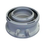 Adaptateur concentrique avec prise mesure 80 / 125 elm leblanc 7738112714