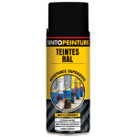 Arosol noir billant ral9005 400ml peinture de maintenance - sinto - 920375