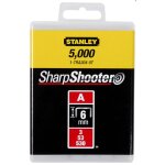 Agrafes type a 6mm bote de 1000 - stanley - 1 - tra204t
