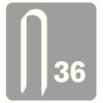 Agrafes � c�bles n� 36 rapid 11884410