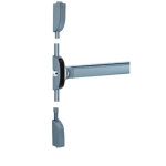 Antipanique push bar 1900 3 points 850 mm inox coupe feu vachette 16860000