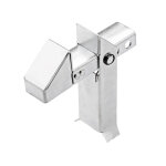 Arrt de portail  axe rglable zingue blanc - mermier - m - 542003