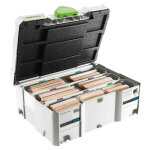 Assortiment domino en h�tre ds / xl d12 / d14 128x bu festool 498205