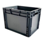 Bac de manutention polypropyl�ne 400 x 300 mm s�rie e 25 l charge 20 kg viso e4332 / 21 gris