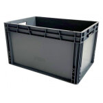 Bac de manutention polypropyl�ne s�rie e 65 l charge maxi 40 kg viso e6432 / 21 gris