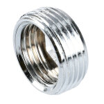 Bague mâle femelle 15 / 21x12 / 17 chromé - garis - d07002c Bague mâle femelle 15 / 21x12 / 17 chromé - garis - d07002c