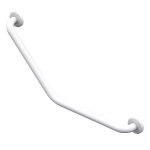 Barre d?appui en acier inoxydable recouvert d?epoxy coudée 135° 400x400mm 2 zones de fixation - akw - ... Barre d?appui en acier inoxydable recouvert d?epoxy coudée 135° 400x400mm 2 zones de fixation - akw - ...