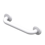 Barre d'appui en acier inoxydable recouvert d'epoxy droite 600 mm akw 01242wh