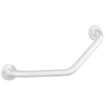 Barre d'appui pmr coud�e inox 135� eco d 25 220x220 blanc delabie 1550