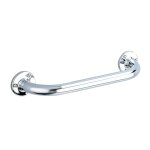 Barre de maintien droite pmr eco brillant en inox 300 mm delabie 530