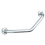 Barre de maintien pmr coud�e inox chrom� 135� 220x220 delabie 550