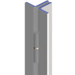Barre de pivot 30x30mm cornière droite finition apprêt gris - heracles - bli - bpi10001 Barre de pivot 30x30mm cornière droite finition apprêt gris - heracles - bli - bpi10001