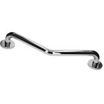 Barre de relvement coude 135 d 83 265x265mm chrome - garis - b - inox - br51