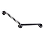 Barre de relvement en inox poli d32 l600 mm pour pmr akw 1262