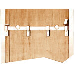 Barre de securit� � boutons 1 m hercule 4440