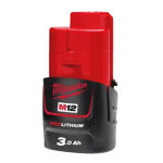 Batterie 12 v redlithium m12 b3 3 ah milwaukee 4932451388