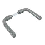 Béquille double bellac fer cementé poli verni 2 portées carré 7mm - bouvet - b48db8232 Béquille double bellac fer cementé poli verni 2 portées carré 7mm - bouvet - b48db8232