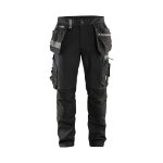 Blaklader pantalon de travail artisan + stretch noir t54 bl�kl�der 159918609900c60 noir