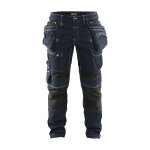 Blaklader pantalon x1900 artisan stretch 2d marine / noir t38 bl�kl�der 199011418999c44 bleu marine