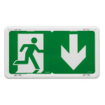 Bloc baes d'�vacuation saillie � led sati connect� pour erp et ert ip43 legrand 062525