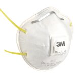 Bote de 10 masques respiratoires coques jetables ffp1 avec soupape srie 8812 blanc 3m 7000006980 blanc ...