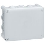 Bote de drivation plexo rectangulaire gris 155 x 110 x 74 mm legrand 092042