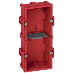 Bote d?encastrement batibox pour maonnerie ip20 en plastique 2 postes ou 4  5 modules - legrand - ...