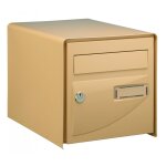 Boite aux lettres probat simple face beige ral 1001 - decayeux - 125962