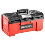 Bote  outils 19'' en plastique  fermeture automatique 481 x 271 x 237 mm facom bp. c19npb rouge / ...