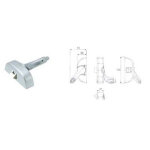 Botier de mcanisme fapim rversible pour serrure panama 3 points fapim 8032i 37