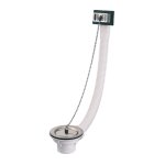 Bonde d?vier perc d60mm avec trop plein et bouchon - chanette - valentin - 00 8526 000 00
