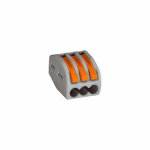 Borne pour bo�te de d�rivation classic avec leviers 2, 50 mm� gris wago 222 - 413