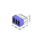 Bornes pour botes de drivation h13, 1mm avec botier transparent 06 conducteurs nouveau modle bote ...