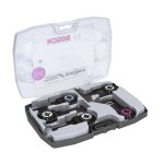 Coffret starlock 6 lames pour lectricien et plaquiste bois / metal bosch 2608664622