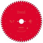 Lame de scie circulaire pour bois 60 dents d250 mm freud f03fs09776