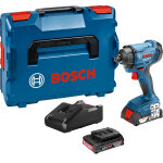 Visseuse � choc 18 v gdr 18v - 160 + 2 batteries 2 ah + chargeur rapide + coffret l - boxx bosch 06019g5100 ...