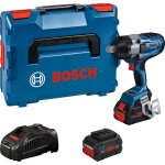 Boulonneuse 18v gds 18v - 1050 h professional + 2 batteries procore 5, 5 ah + chargeur + l - boxx - bosch ...