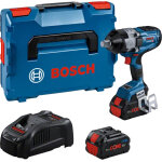 Boulonneuse � choc 18 v gds 18v - 1600 hc + 2 batteries 8 ah + chargeur en coffret l - boxx bosch 06019m1002 ...