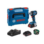 Boulonneuse  choc 18v gds 18v - 330 hc + 2 batteries 4ah + chargeur + l - boxx - bosch - 06019l5002