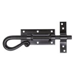 Bourg verrou rustique 504 p�ne forg� diam�tre 16mm longueur 250mm plaque large avec g�che ? mermier - ...