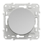 Bouton - poussoir odace 10a à vis aluminium 50 / 60 hz - schneider electric - s530206 Bouton - poussoir odace 10a à vis aluminium 50 / 60 hz - schneider electric - s530206