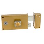 Serrure monopoint en applique alpha cylindre rond horizontal fouillot droite bricard 352110