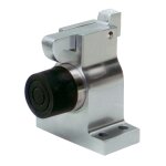 Butoir de sol argent srie lourde  ressort et blocage - kws - 105202
