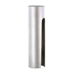 Cache paumelle vase moderne n7 pour paumelle 160 laiton chrom� brillant bouvet cp7l16011