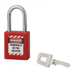 Cadenas de consignation anse acier 40 mm rouge fth thirard 00091260