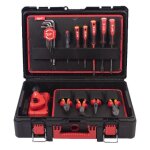 Caisse � outils packout pour plombier 74 pi�ces milwaukee 4932499467 noir